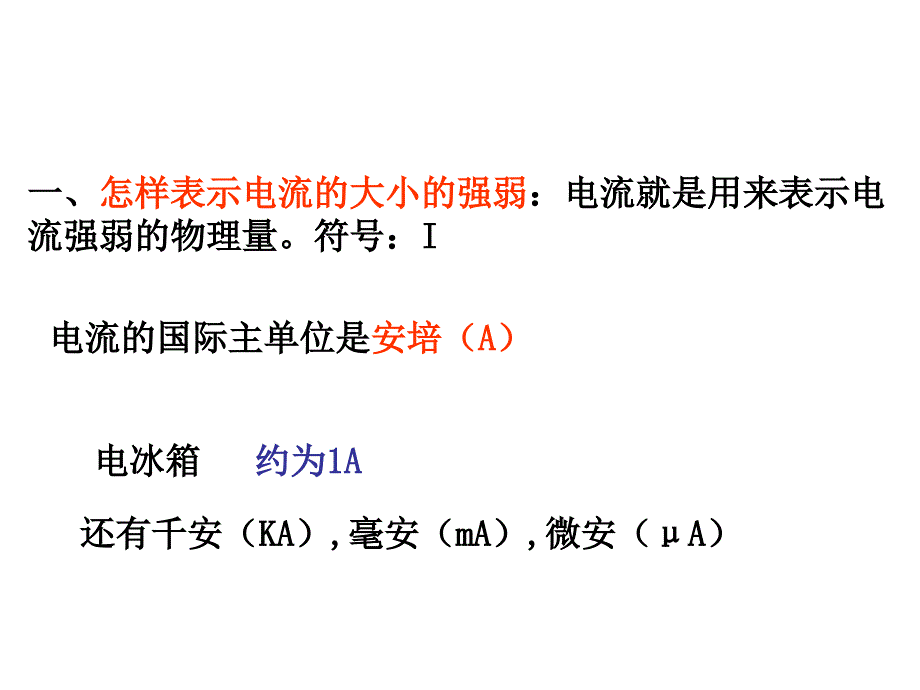 电流的强弱课件_第4页