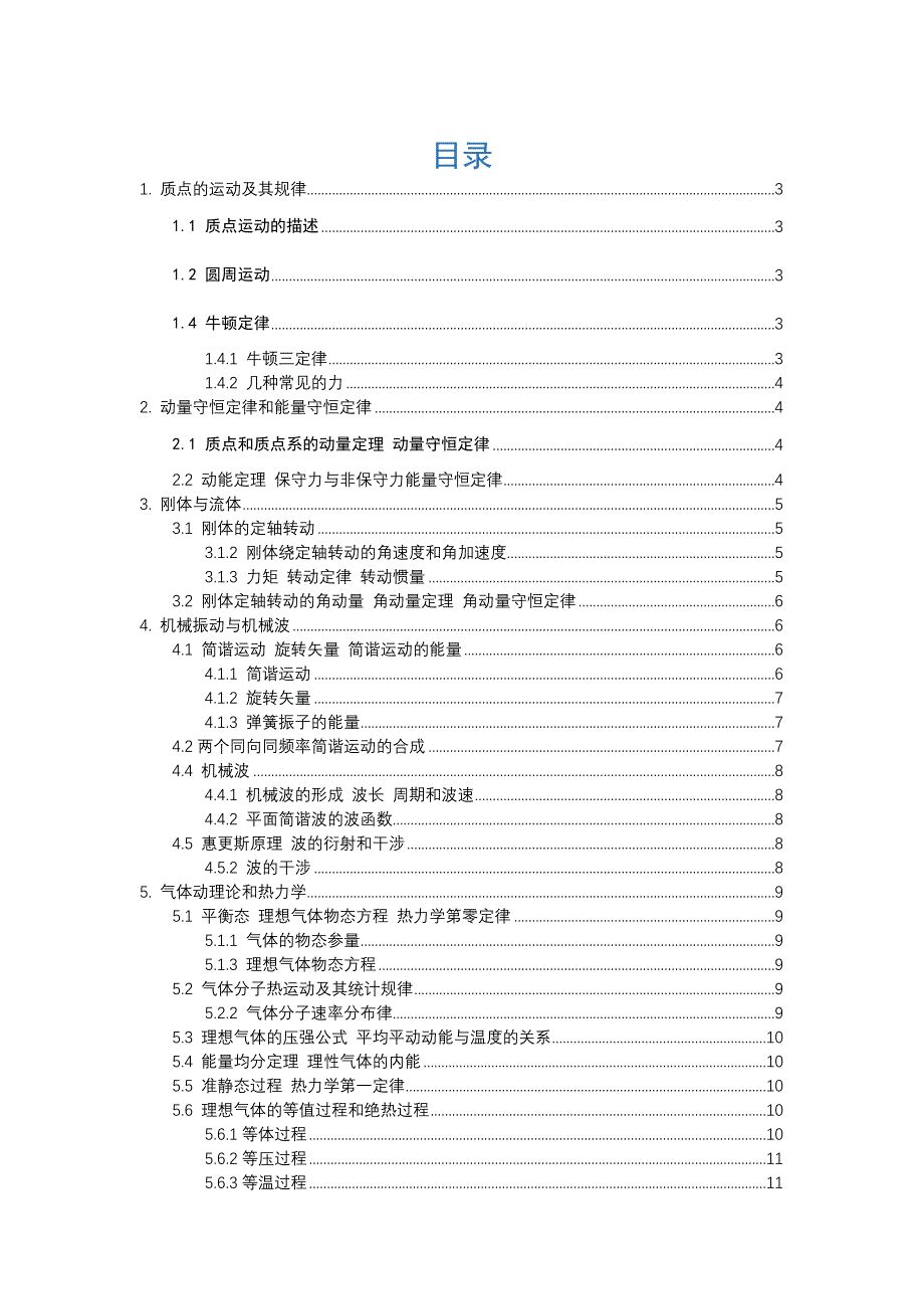 大学物理公式汇总_第1页