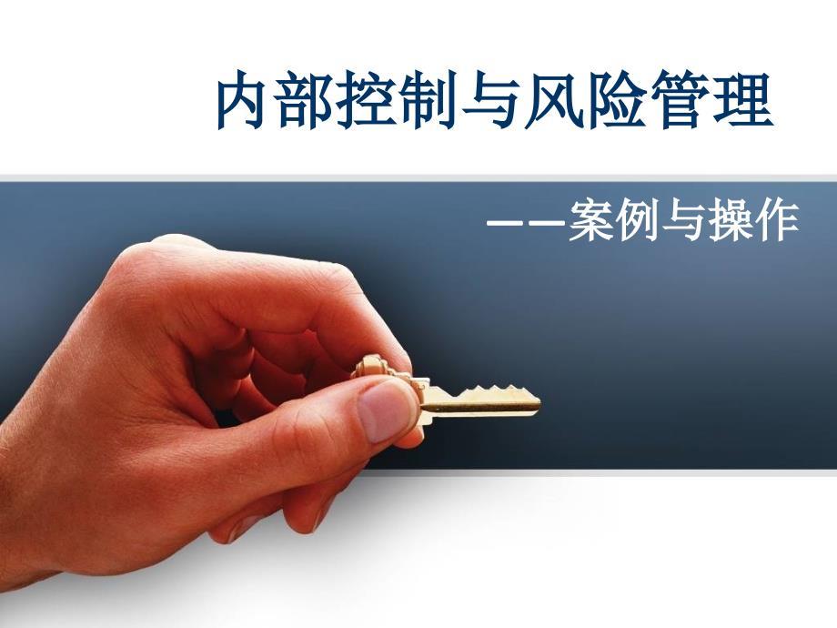 内部控制与风险管理：案例与操作.ppt