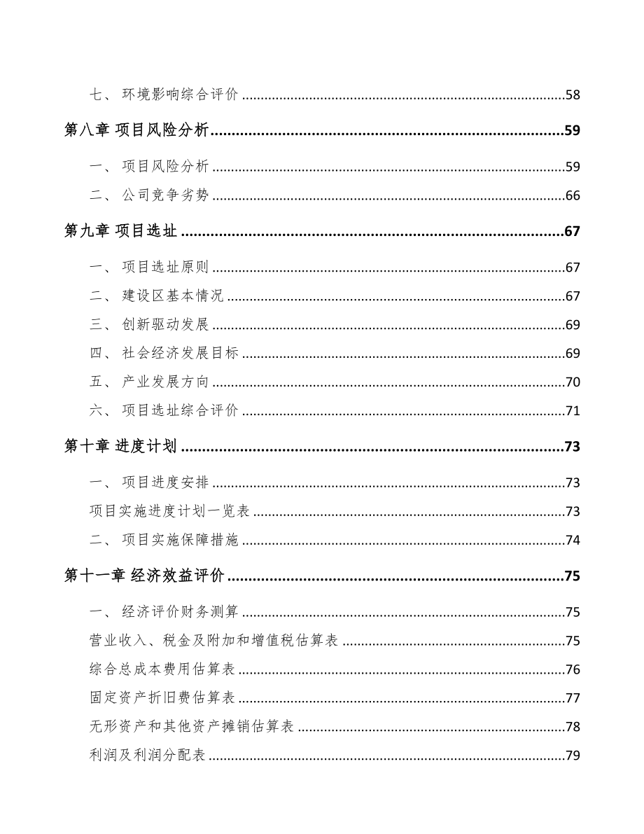 嘉峪关市关于成立模架产品公司可行性研究报告(DOC 75页)_第4页