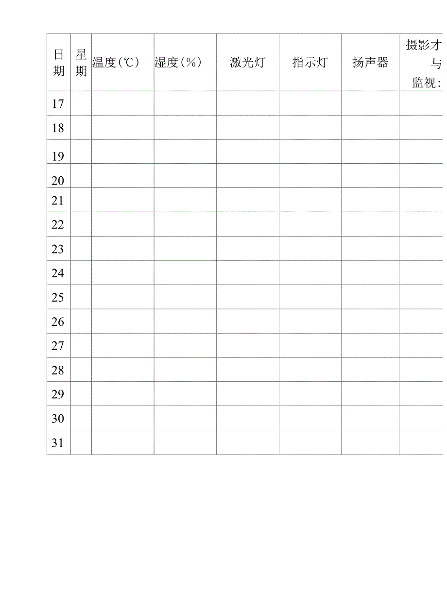 CT模拟定位机-QA表格_第3页