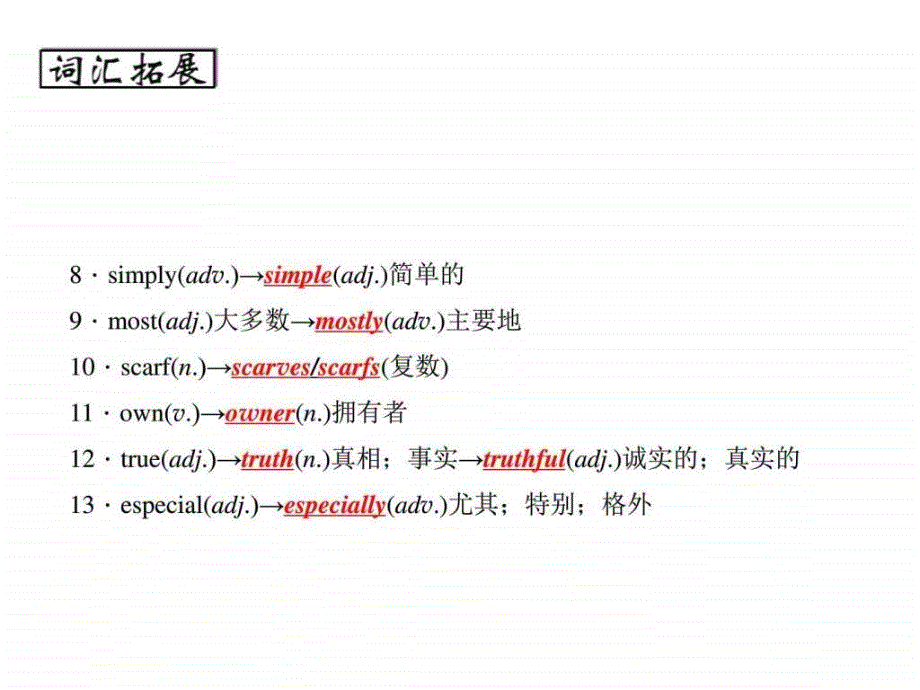 人教版中考英语课本知识点归纳复习八年级下...1540101240.ppt_第4页