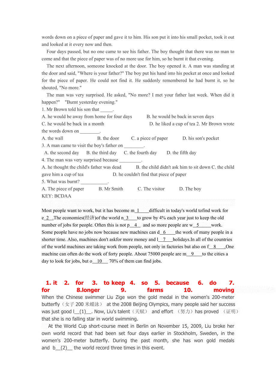 九年级英语自测二.doc_第3页