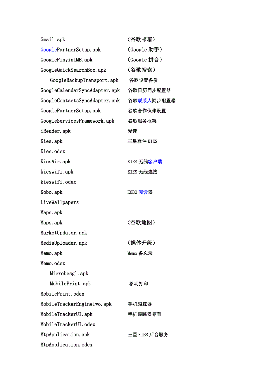 安卓系统软件精简列表.doc_第2页