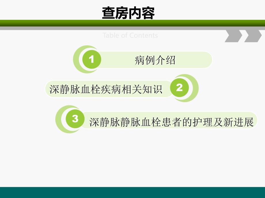 下肢深静脉血栓的护理查房ppt课件_第3页