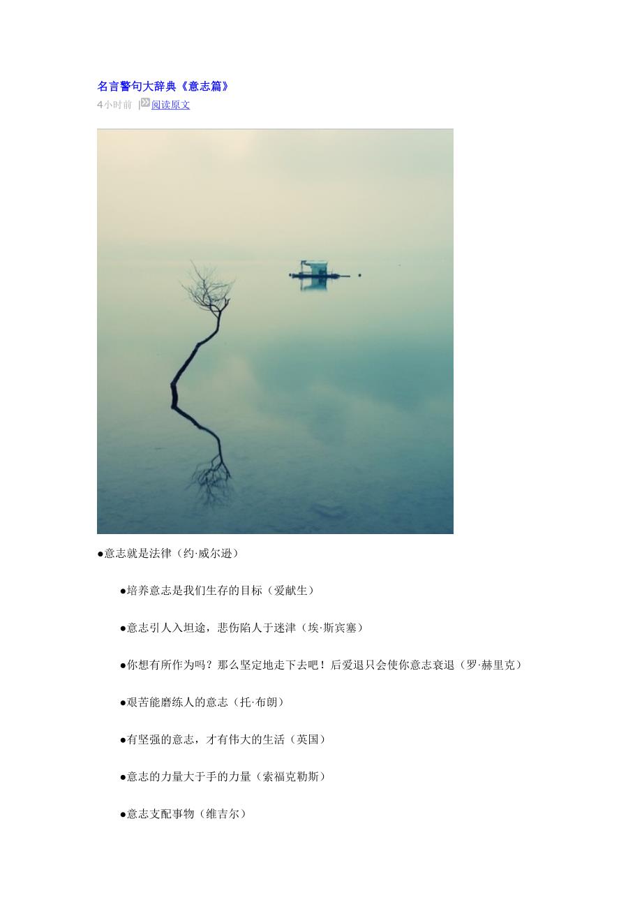 名言警句大辞典《意志篇》.doc_第1页