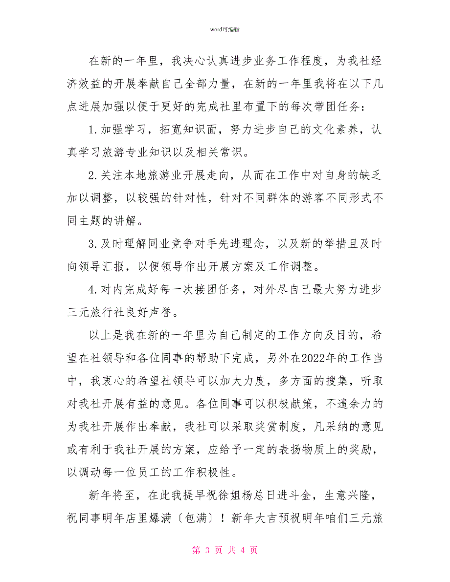 2022年导游年终总结和2022年工作计划1_第3页