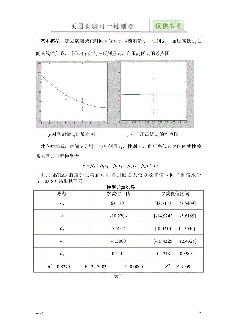 药效分析 新型止痛药药效的预测模型【优选材料】_第2页