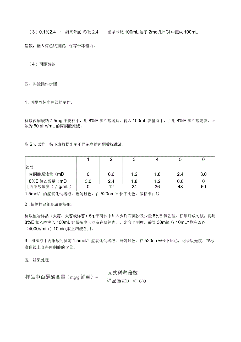 丙酮酸的测定方法_第2页