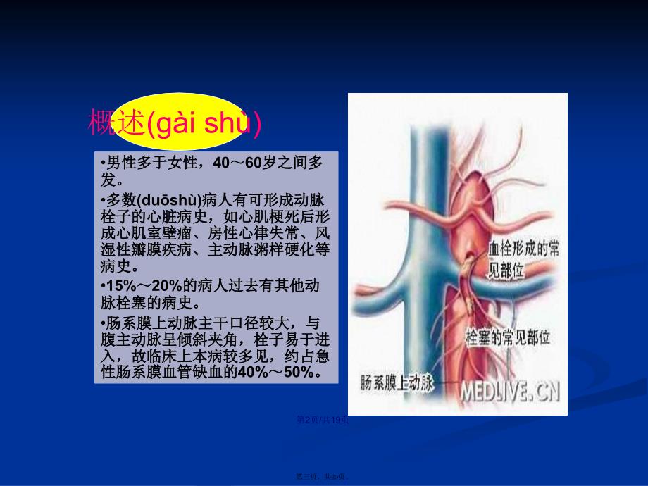 肠系膜动脉血栓讲课学习教案_第3页