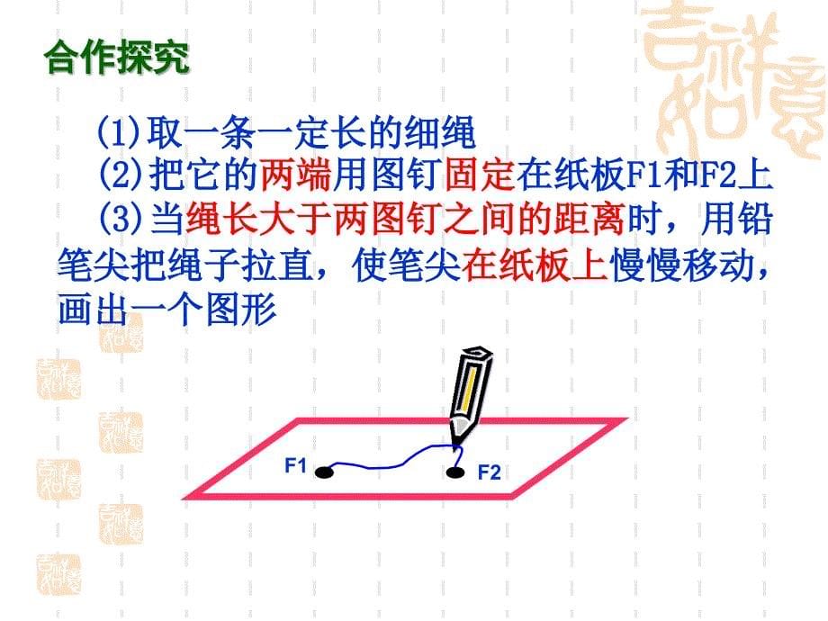 张灵芳椭圆的标准方程ppt_第5页