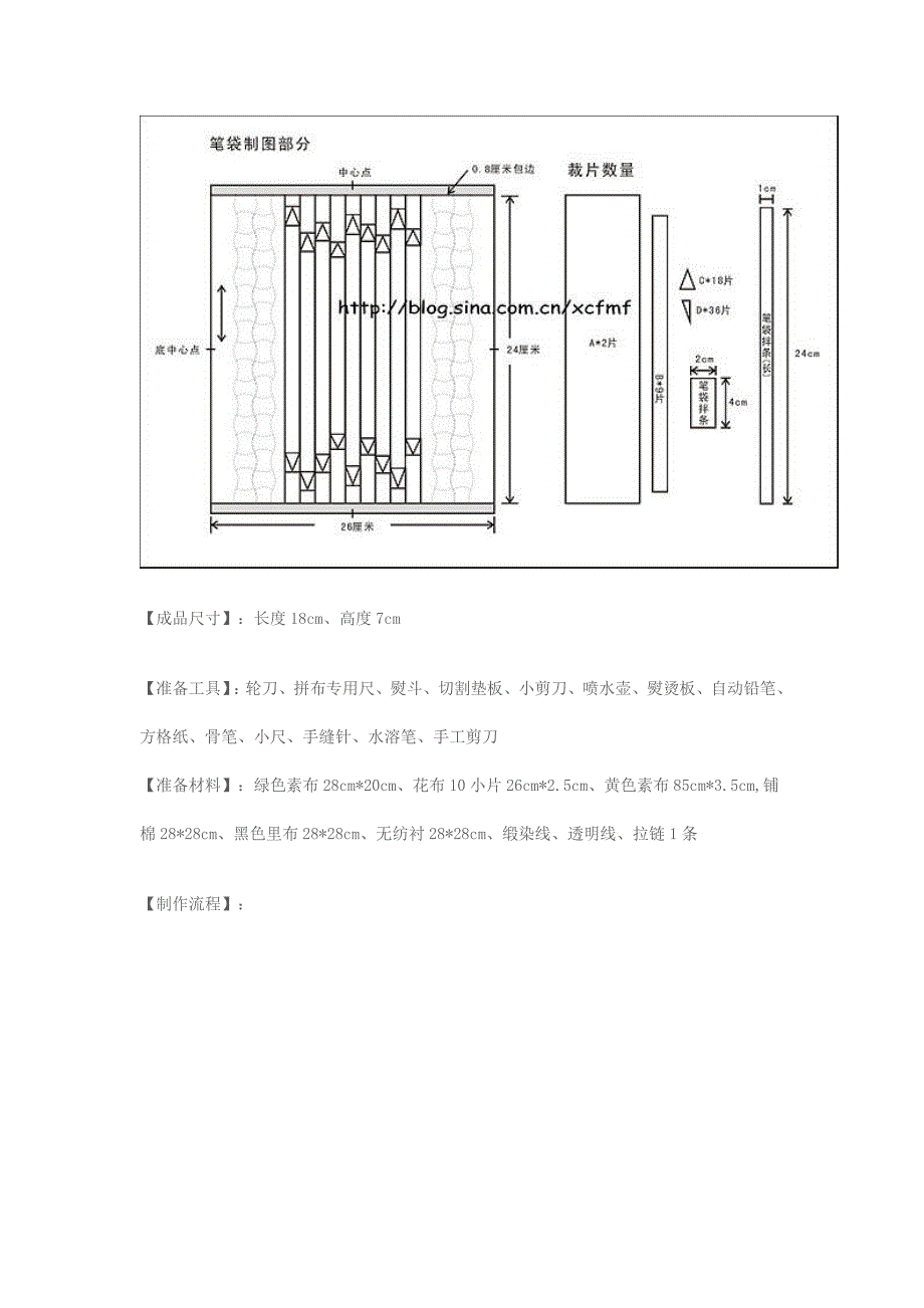 手工拼布笔袋制作教程.doc_第2页