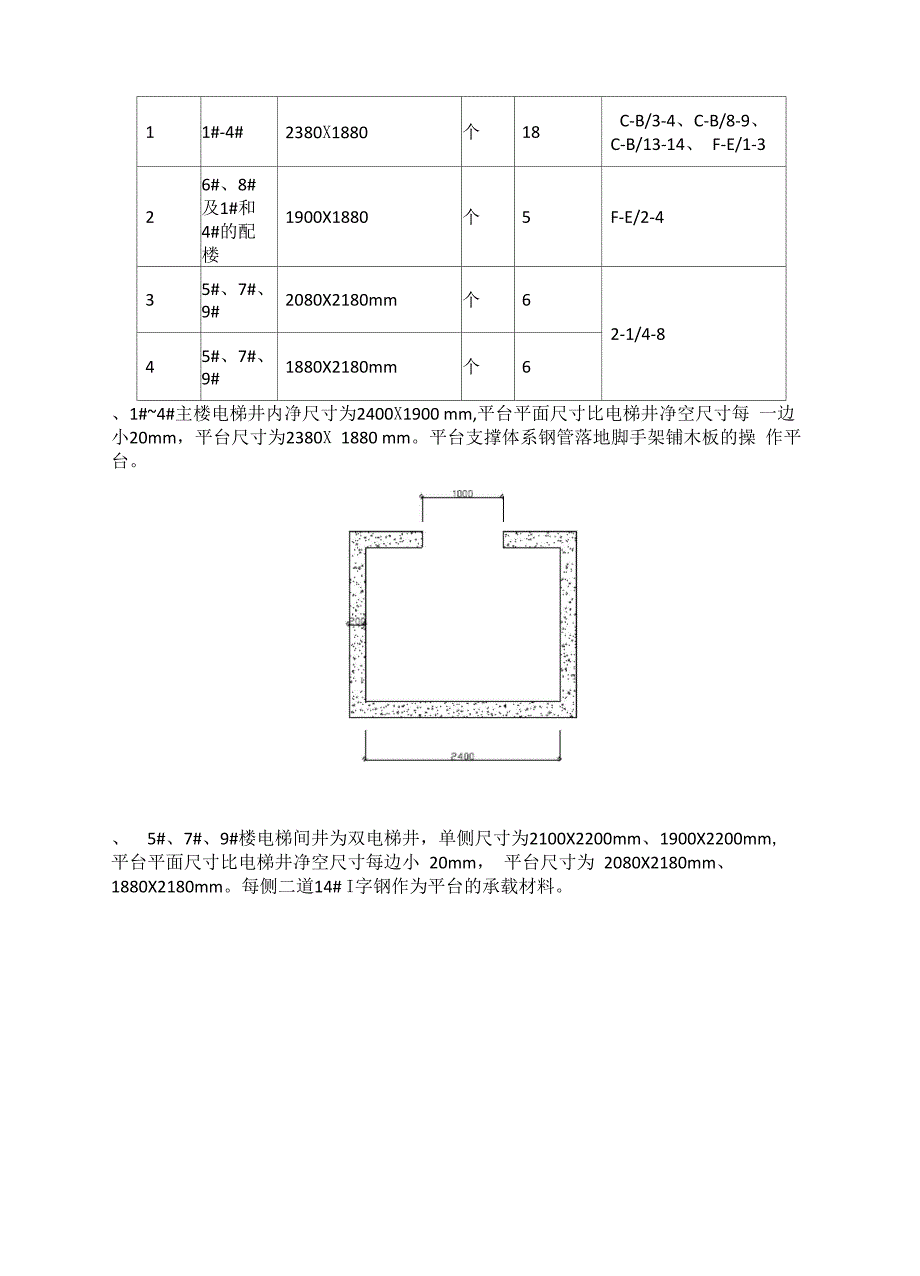 电梯井操作平台方案_第3页