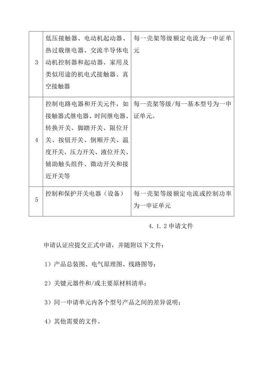 低压电器开关和控制设备电气电子产品类强制性认证实施规则_第5页