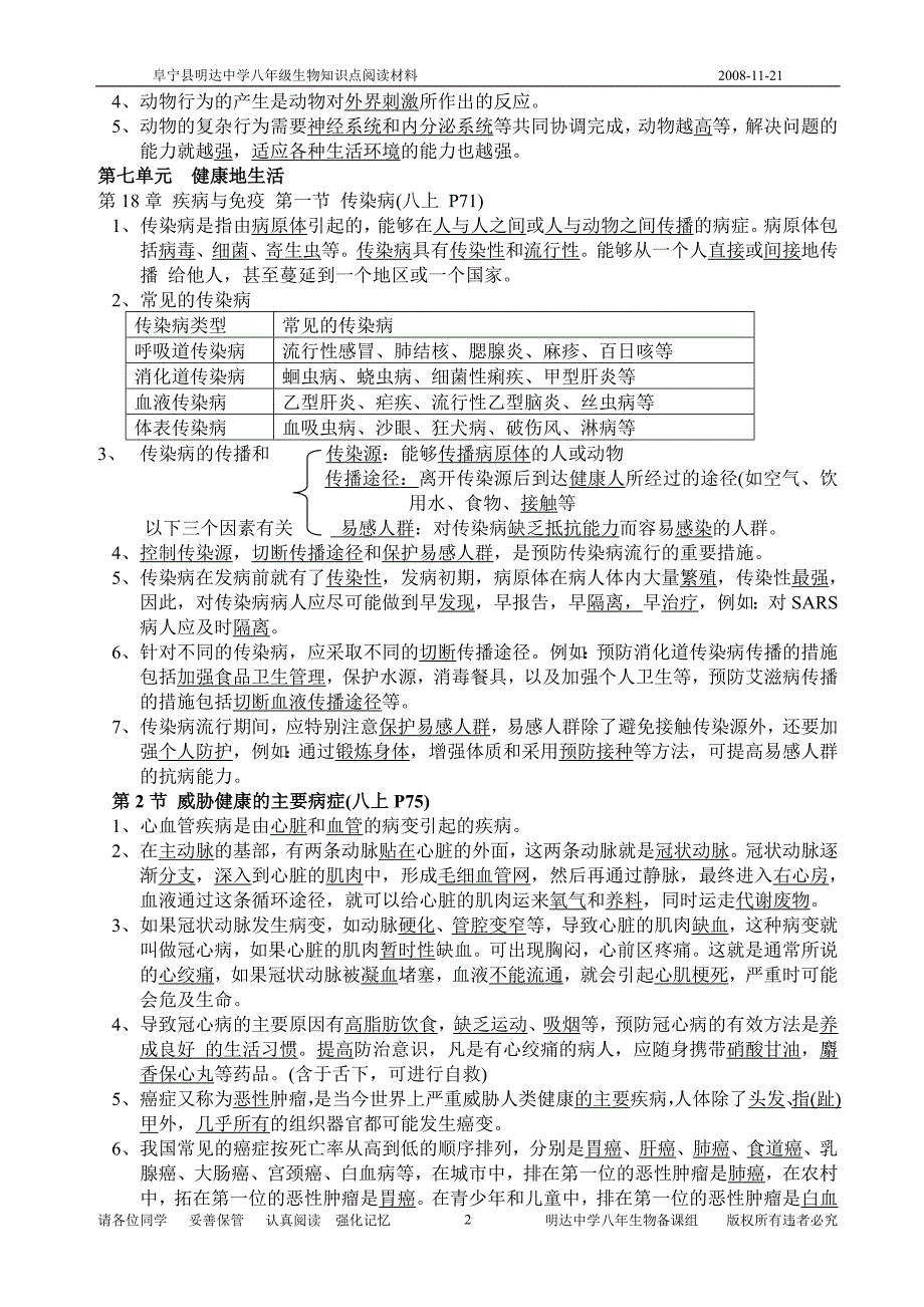 八年级上册生物下半学期知识点复习.doc_第2页