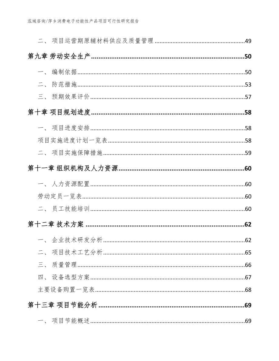 萍乡消费电子功能性产品项目可行性研究报告_参考范文_第4页