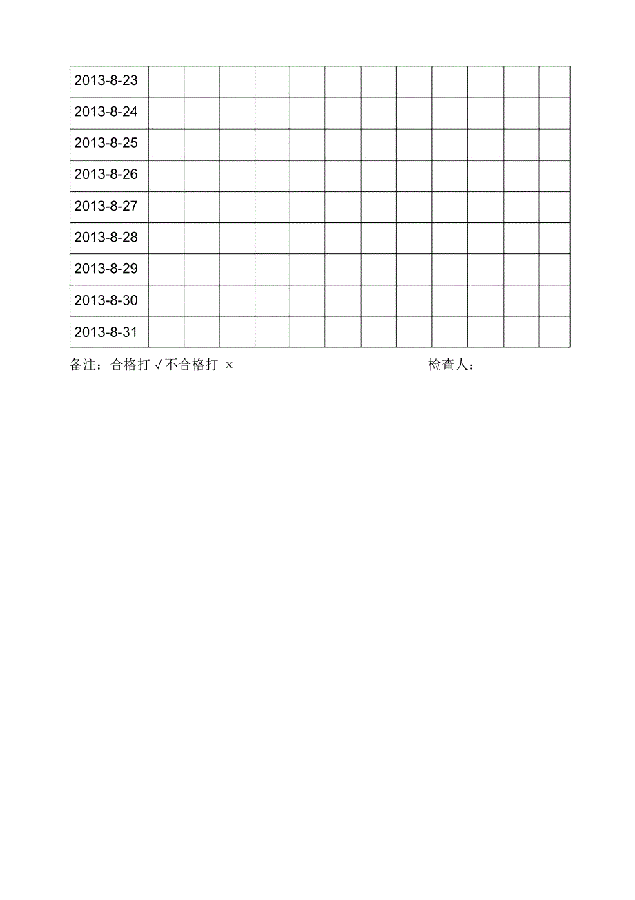 电工日常检查记录表_第4页