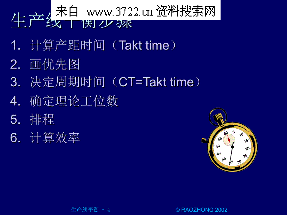 生产管理整套IE资料生产线平衡_第4页