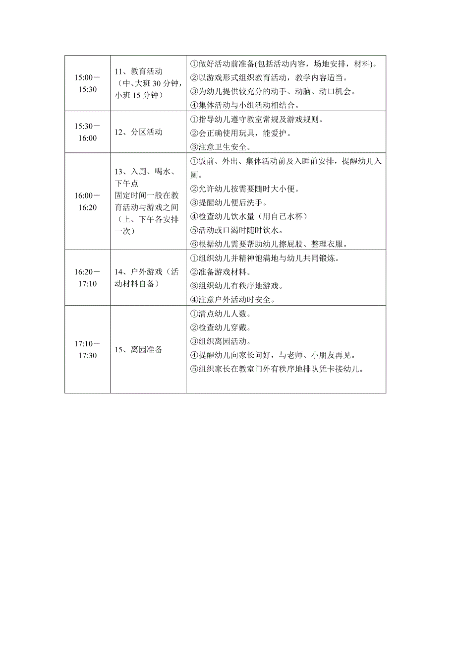 幼儿园幼儿一日生活安排表.doc_第3页