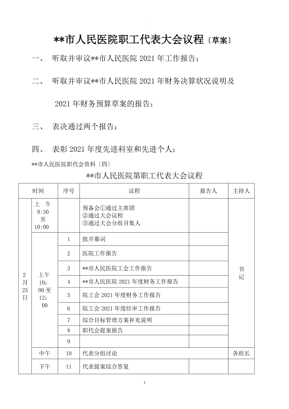 医院职工代表大会筹备资料DOC_第3页