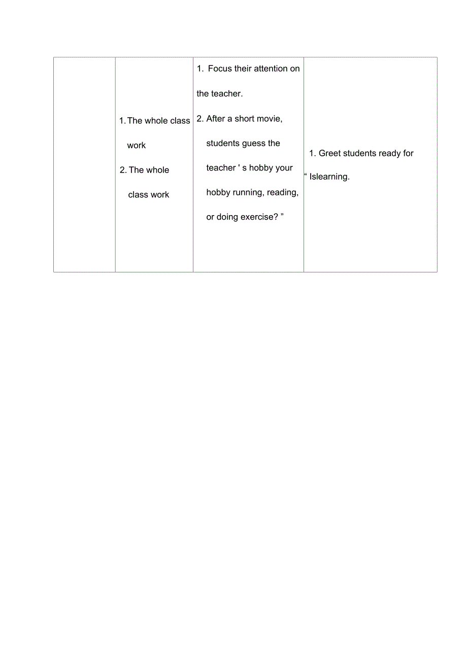 仁爱版英语八年级上册Unit3Topic1SectionA教学设计_第3页