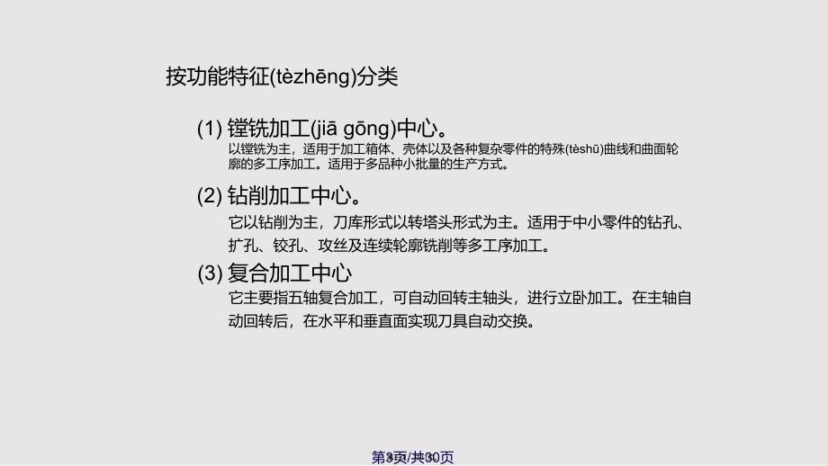 CNC加工中心介绍胡云权实用教案_第3页