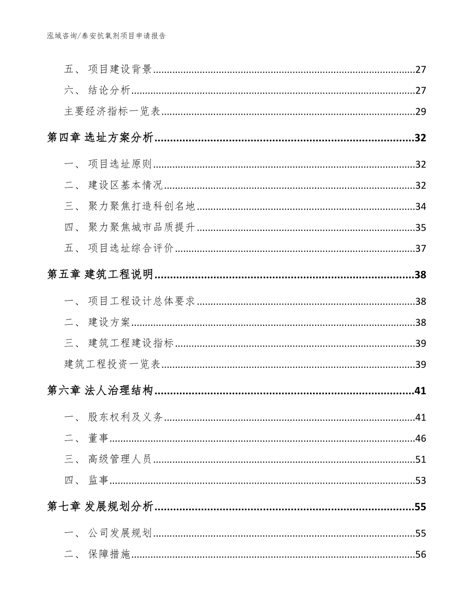 泰安抗氧剂项目申请报告（参考范文）_第2页