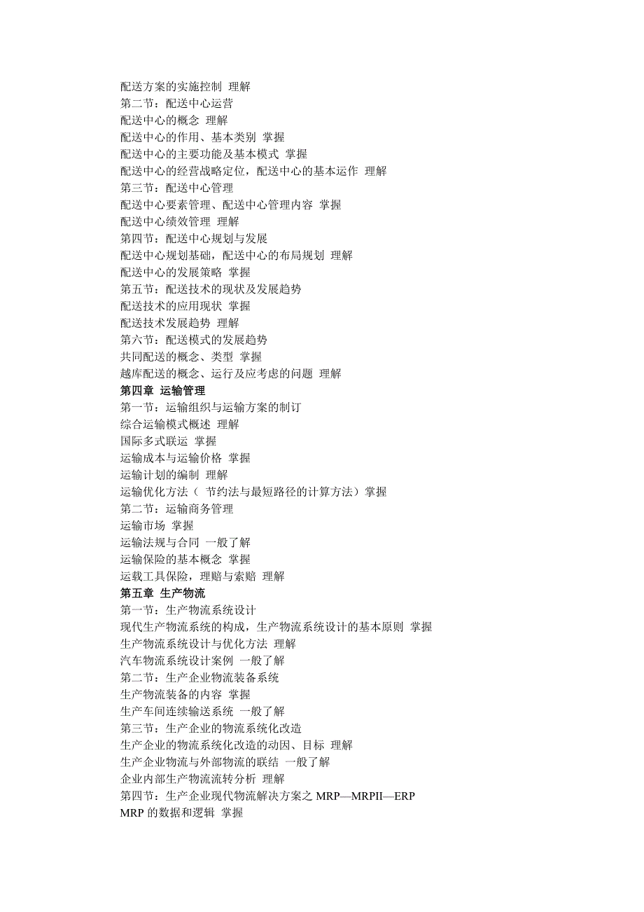 物流师考试大纲.doc_第4页