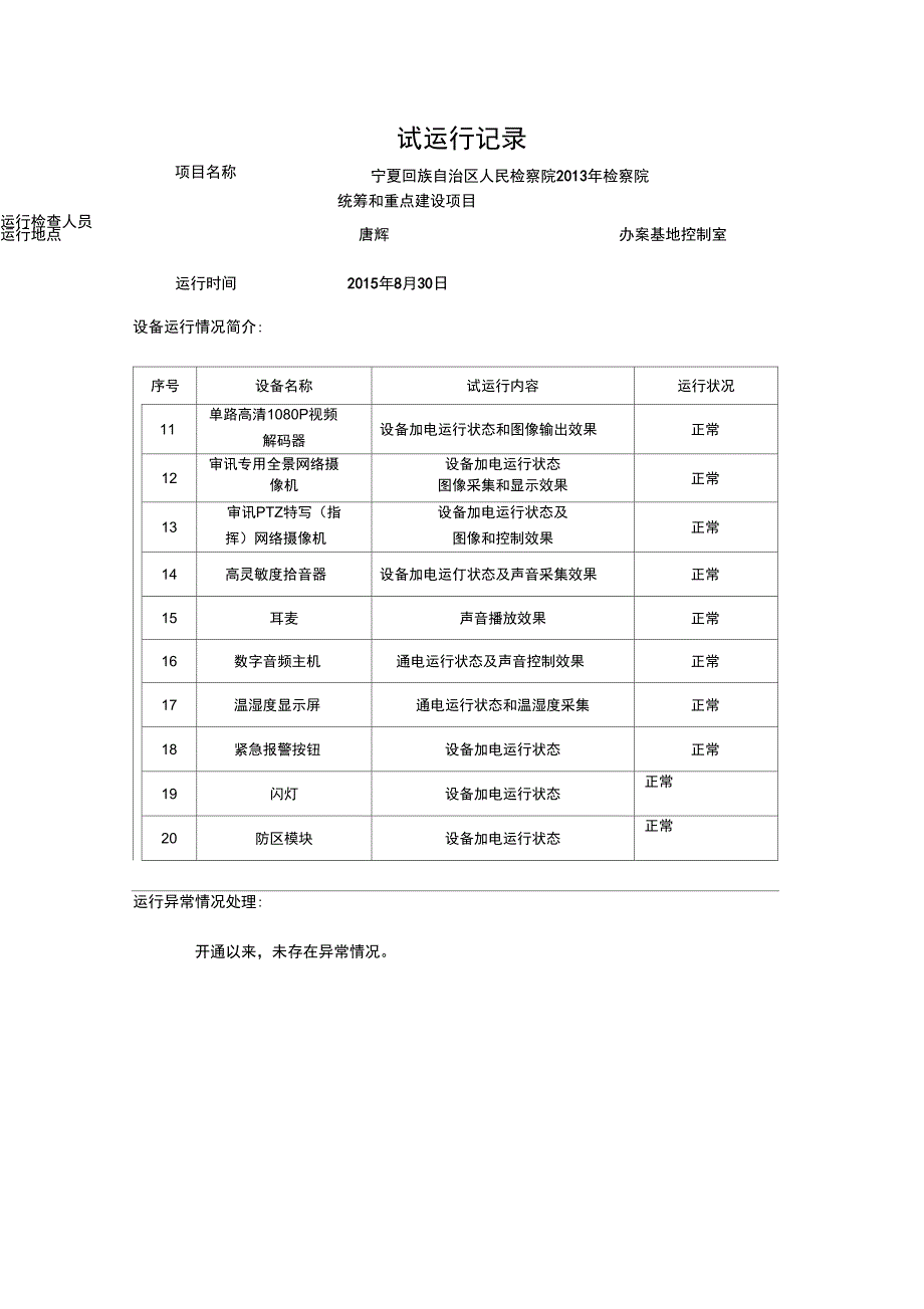 项目系统试运行报告_第4页