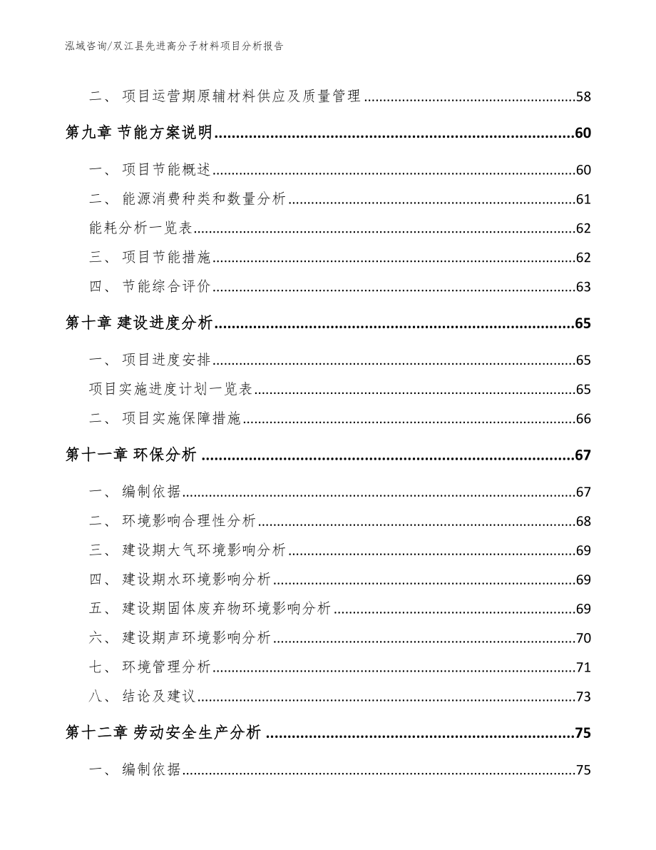 双江县先进高分子材料项目分析报告_模板参考_第4页