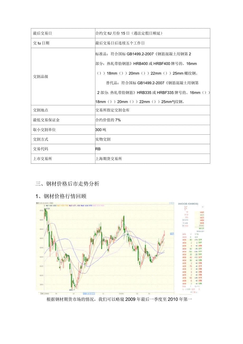 钢材贸易企业套期保值方案_第5页