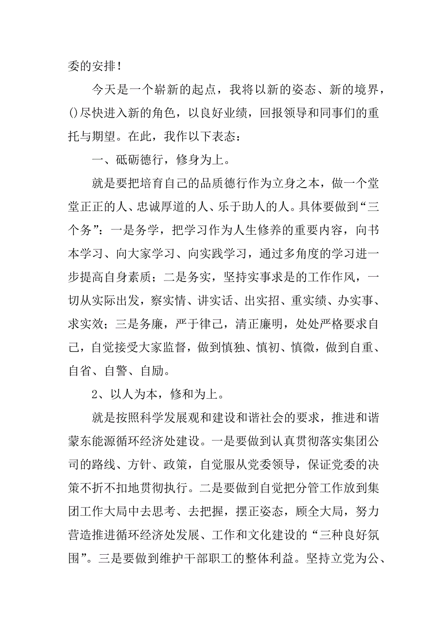 2023年履职发言材料_履职表态发言稿_第3页