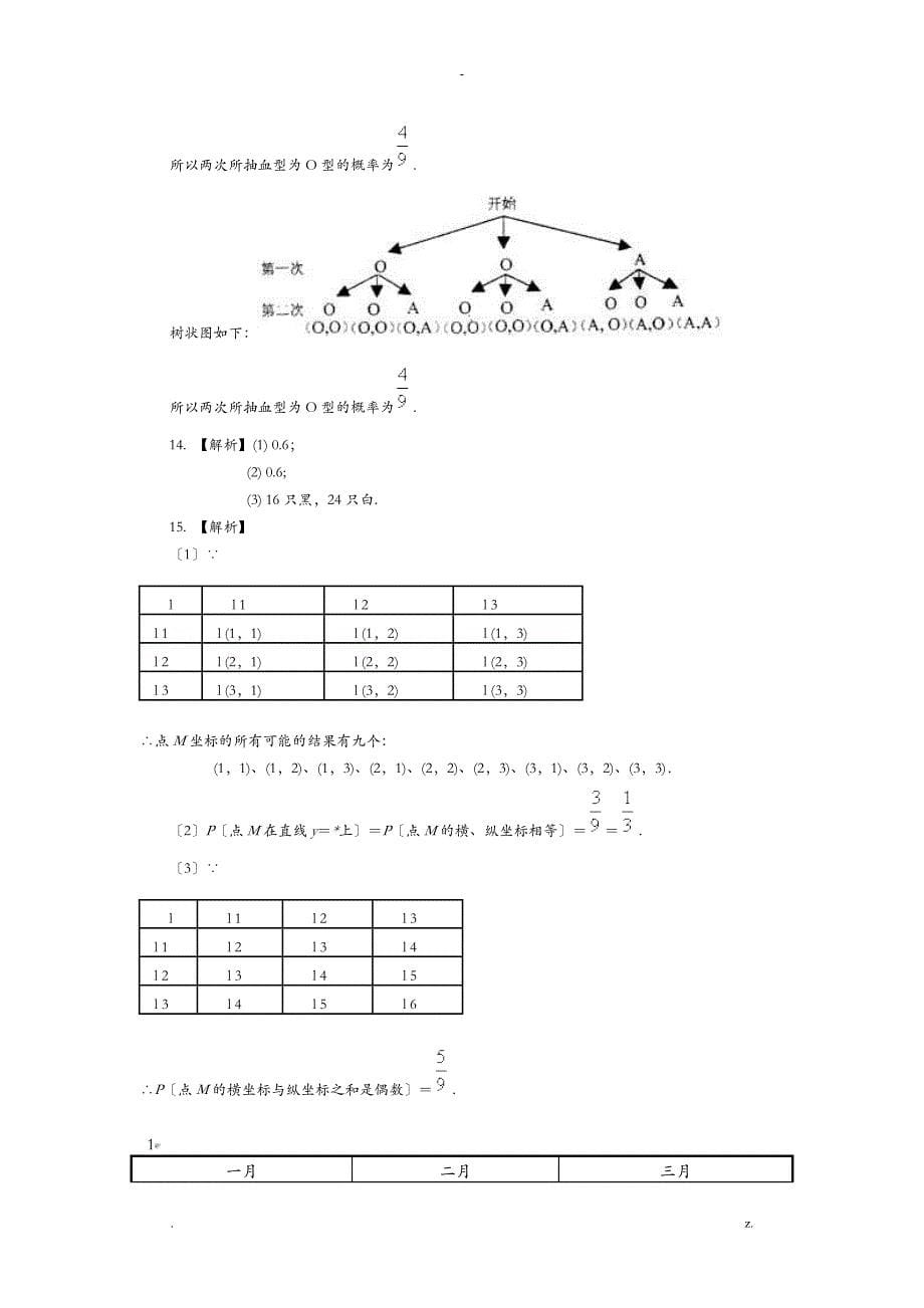 初三数学之概率的计算_第5页