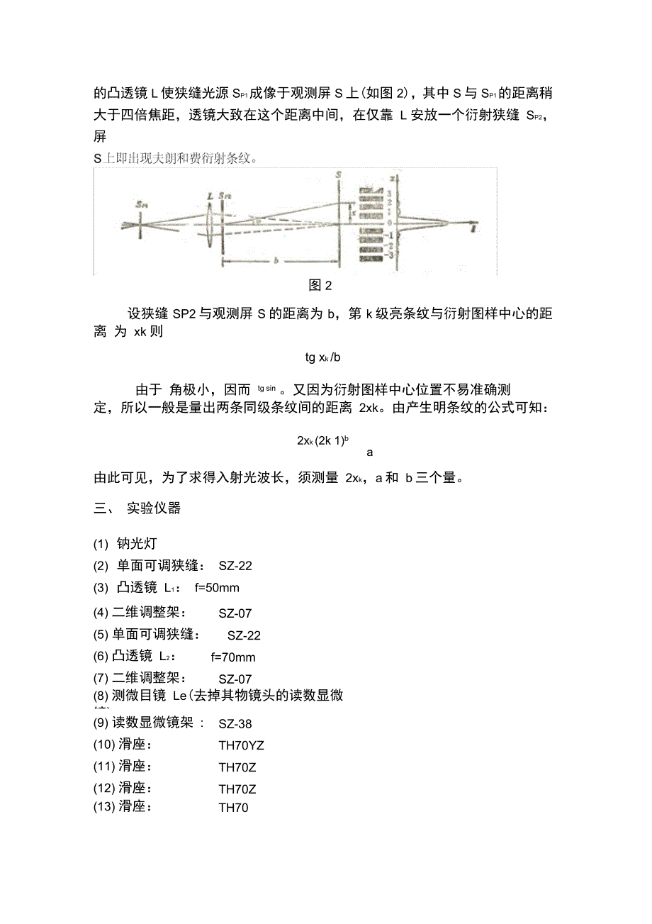 实验七光的衍射实验_第2页