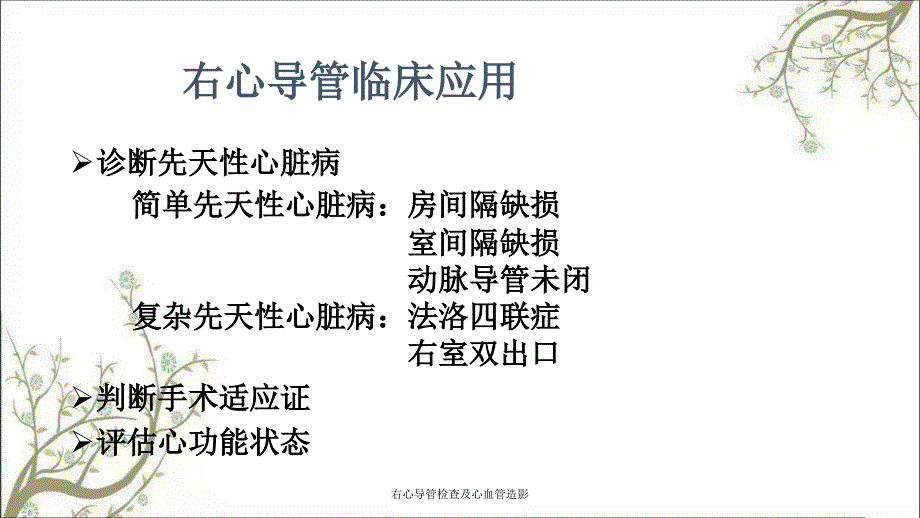 右心导管检查及心血管造影课件_第3页