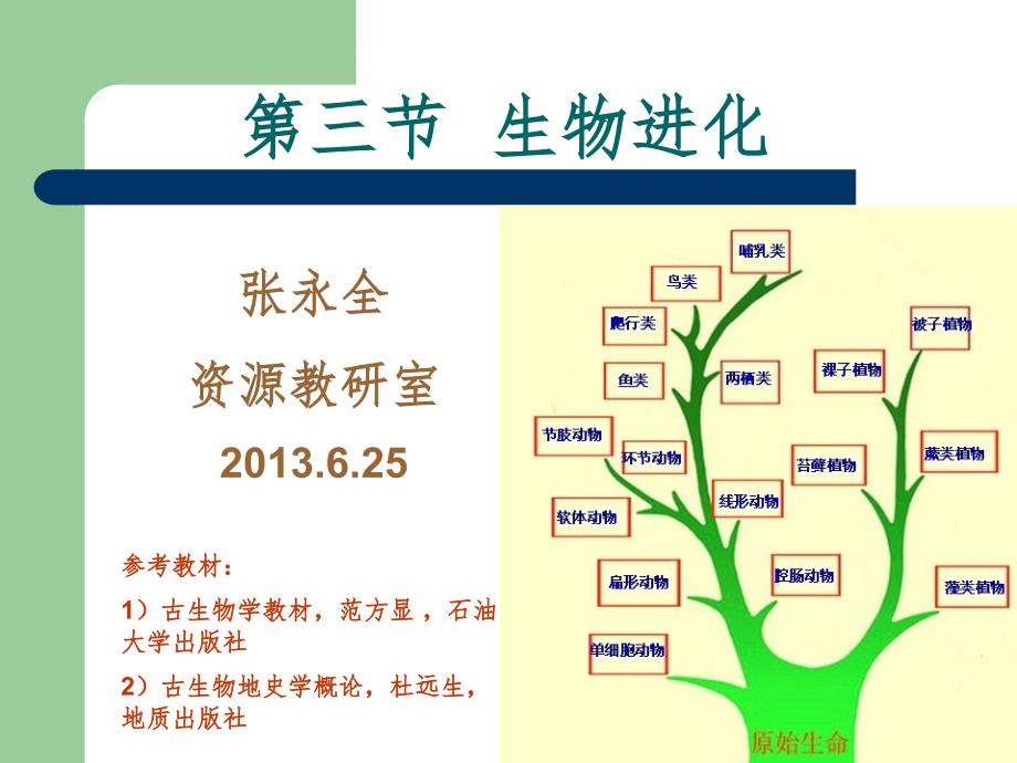 生物的进化PPT课件_第1页