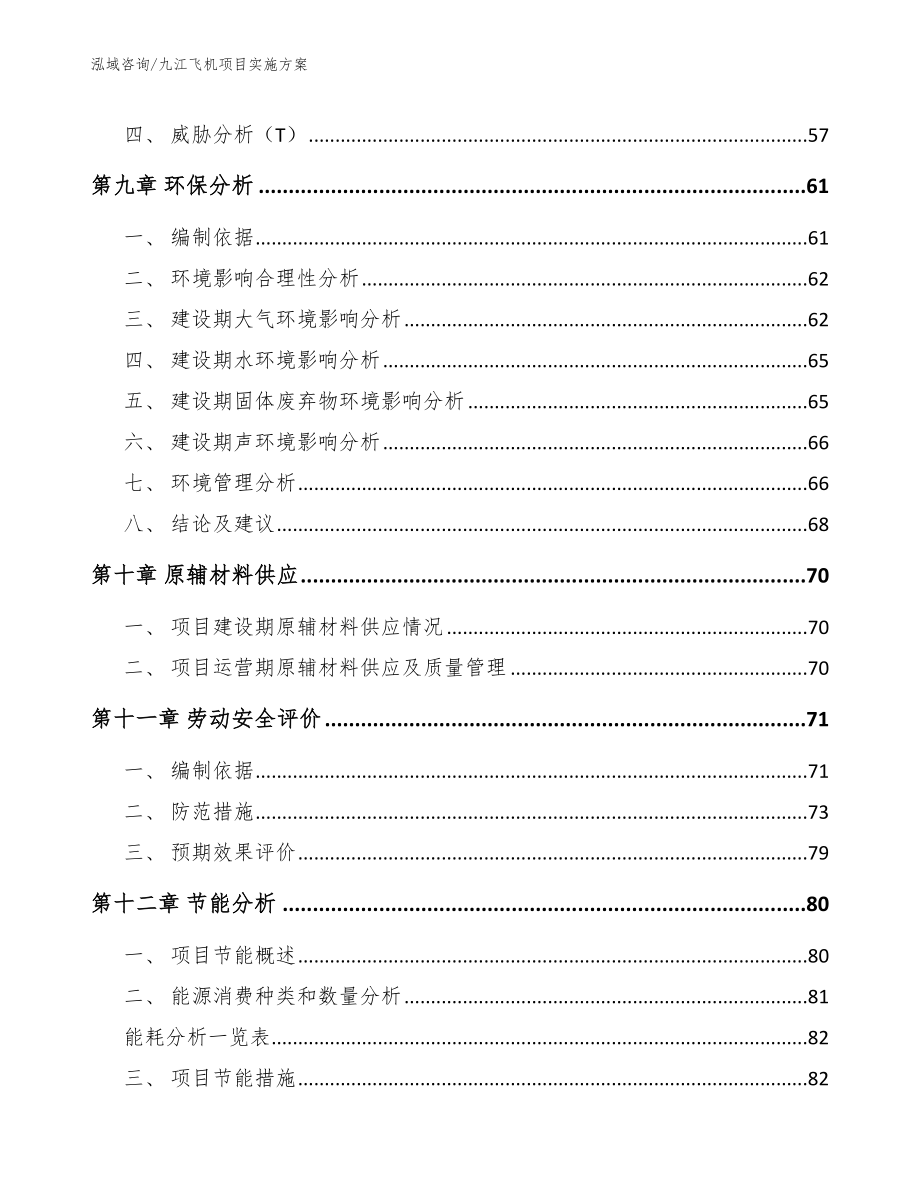 九江飞机项目实施方案_参考范文_第3页