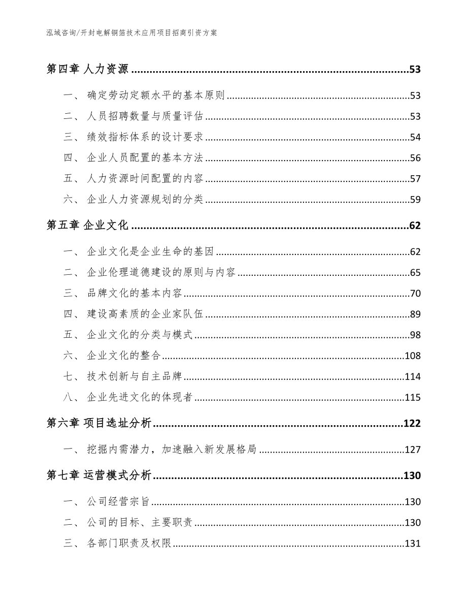 开封电解铜箔技术应用项目招商引资方案参考模板_第3页