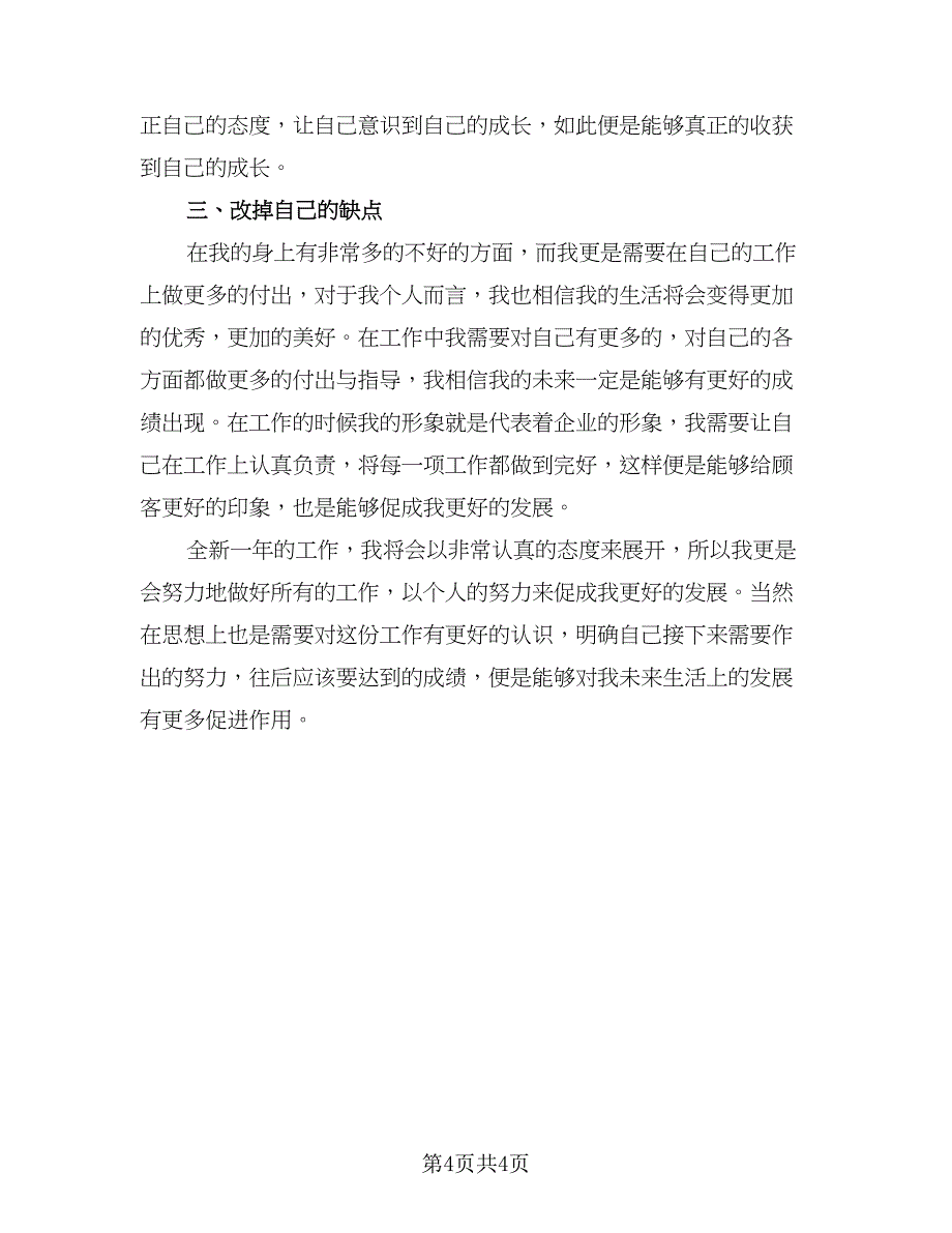 销售人员工作计划方案模板（二篇）.doc_第4页