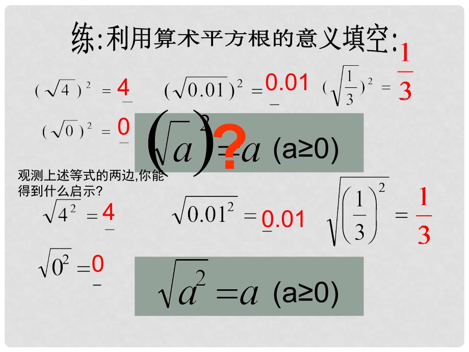 云南省西盟佤族自治县第一中学九年级数学上册 21.1.2 二次根式课件 人教新课标版_第2页