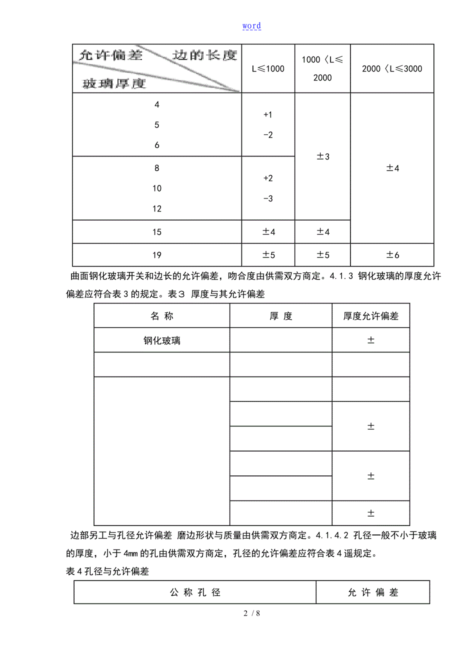 钢化玻璃检验实用标准_第2页