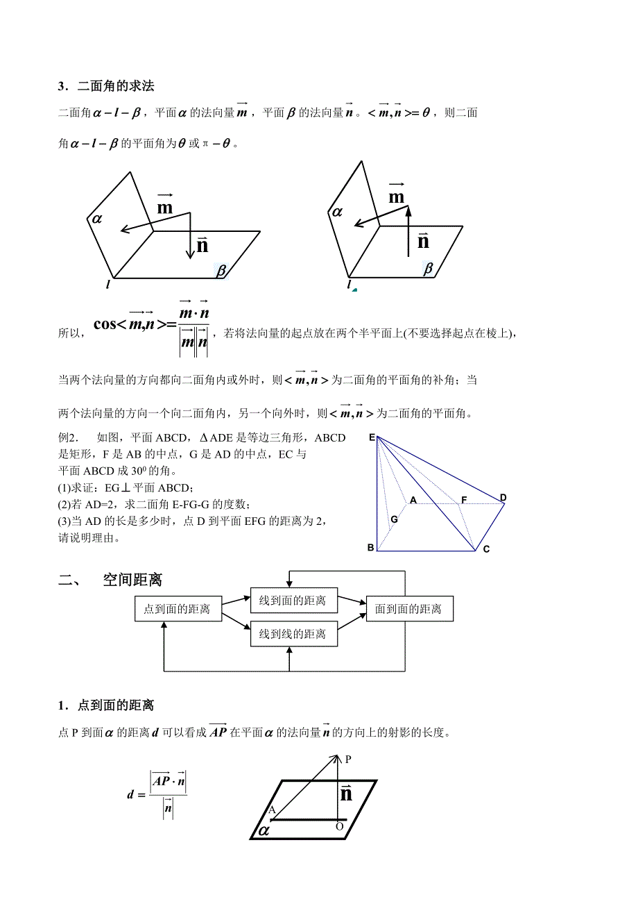 利用空间向量解立几何_第2页