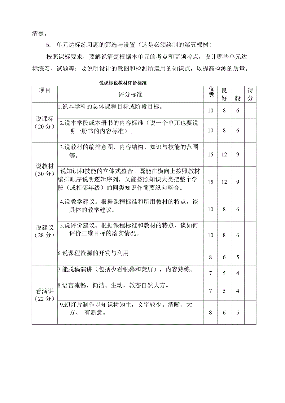 说课标和说教材的内容和形式_第2页