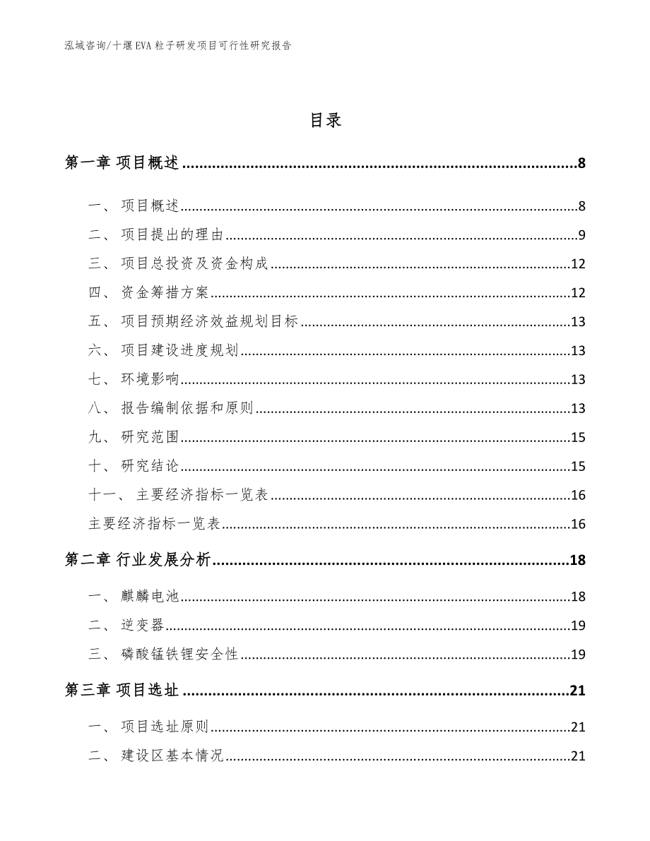 十堰EVA粒子研发项目可行性研究报告【模板参考】_第2页