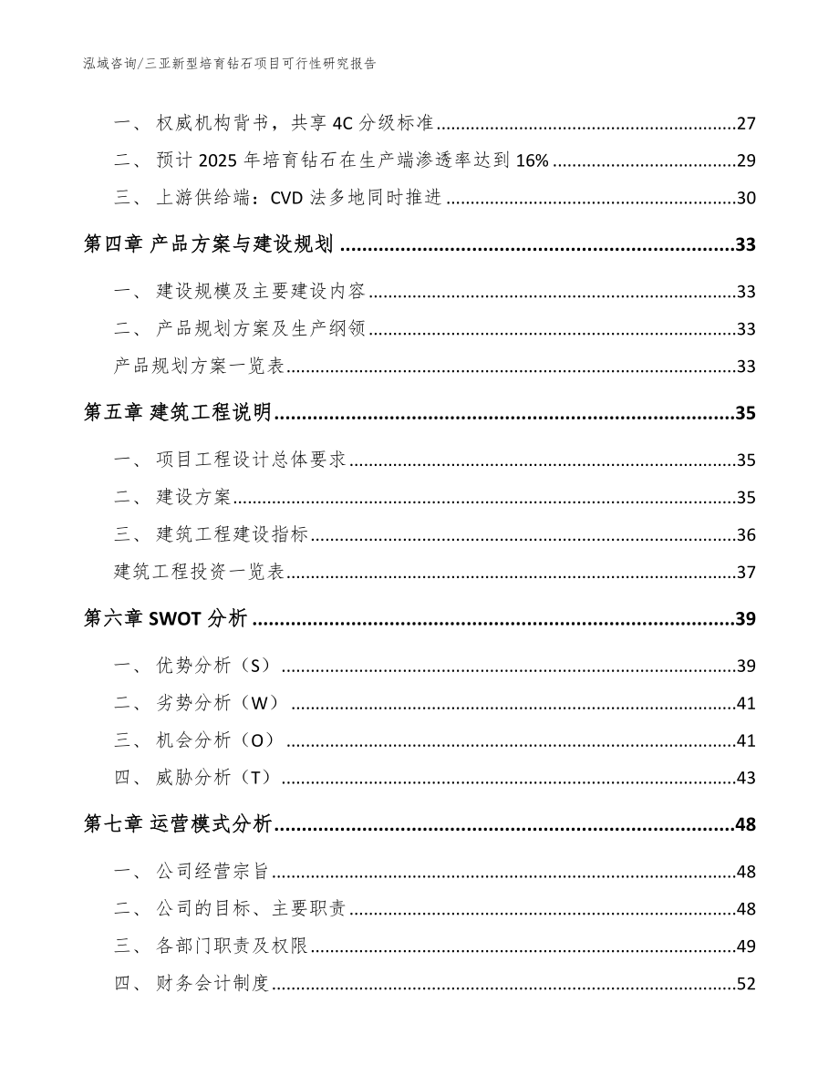 三亚新型培育钻石项目可行性研究报告_第3页