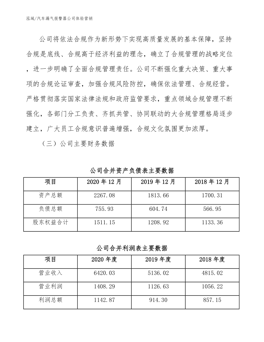 汽车漏气报警器公司体验营销【范文】_第3页