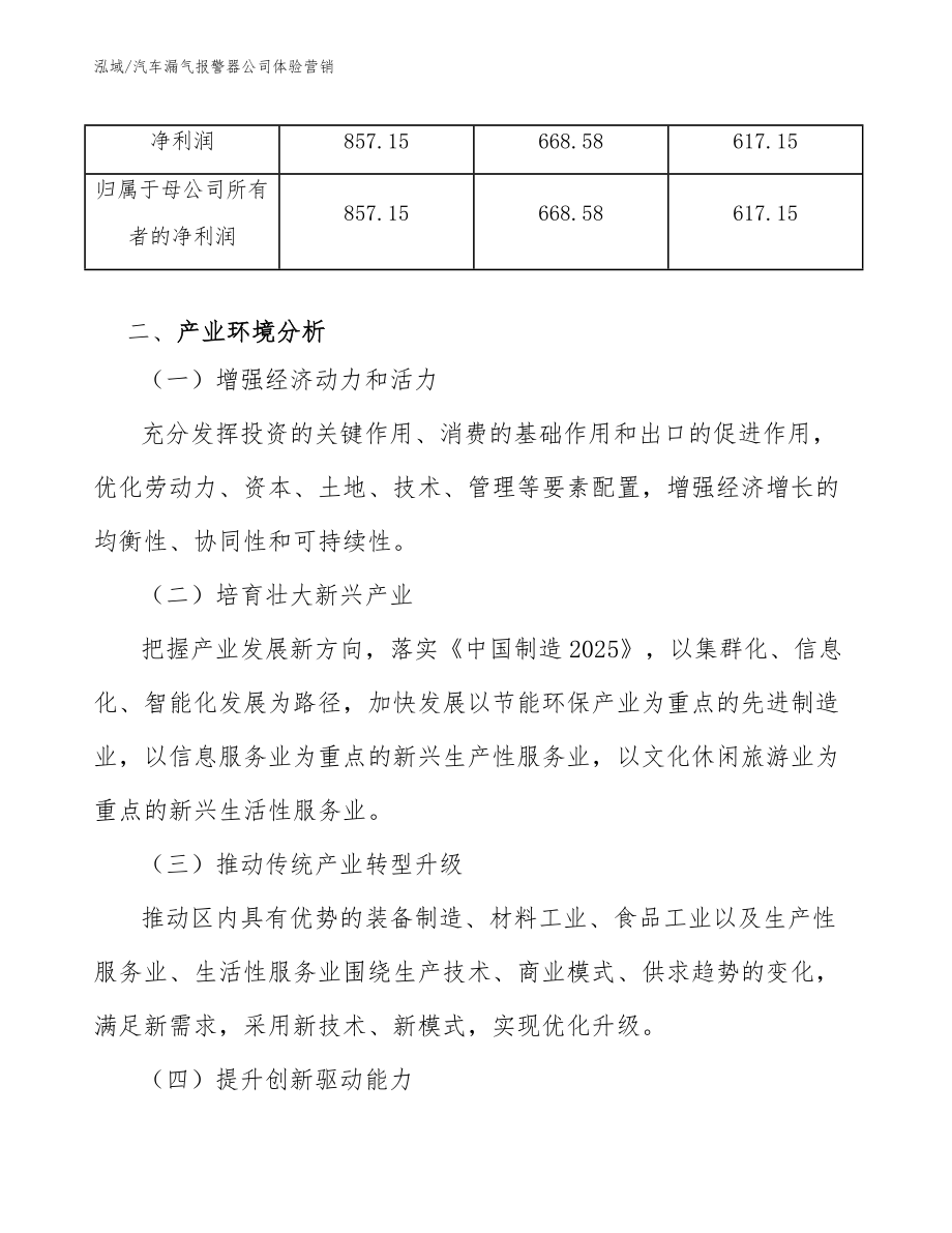 汽车漏气报警器公司体验营销【范文】_第4页