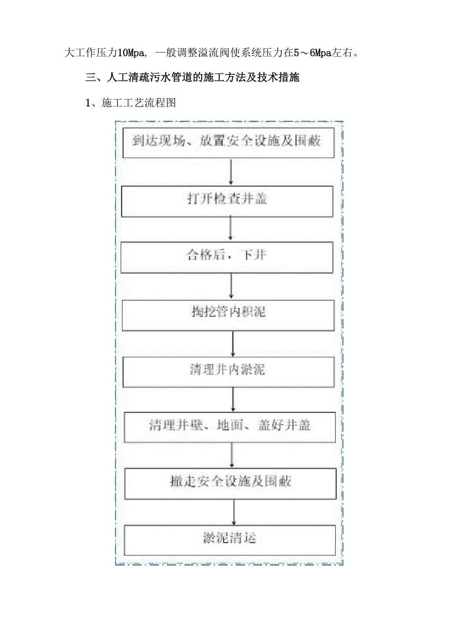 污水管道清淤维护方案_第5页