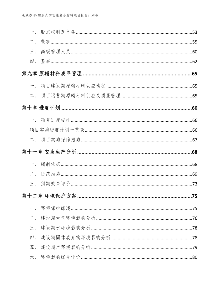 安庆光学功能复合材料项目投资计划书_第3页