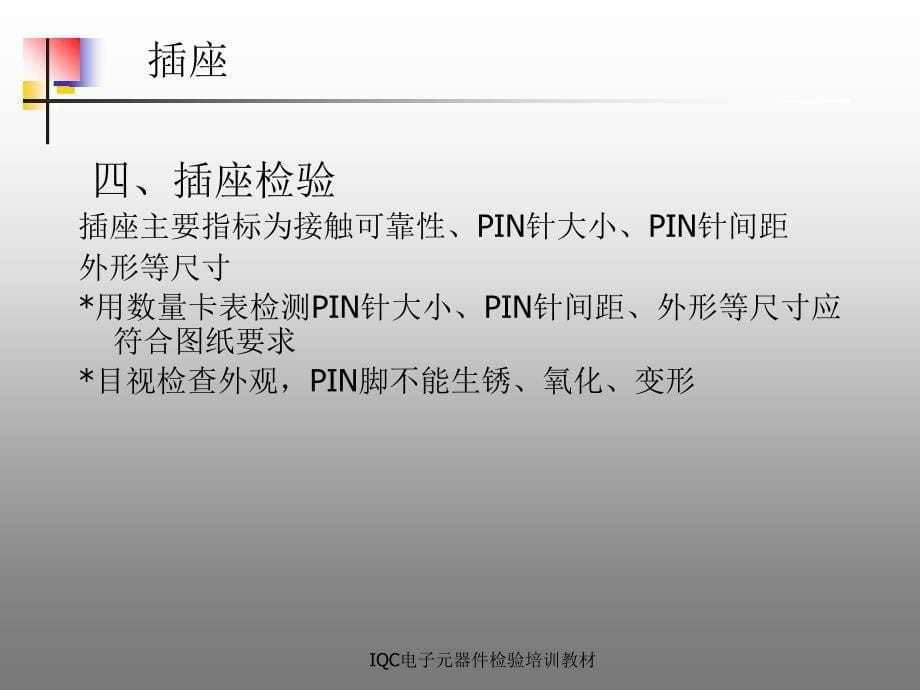 IQC电子元器件检验培训教材课件_第5页